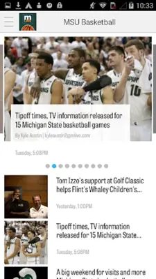 MSU Hoops android App screenshot 6